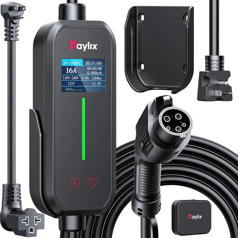 Raylix 12A-16A Level 1 2 EV Charger