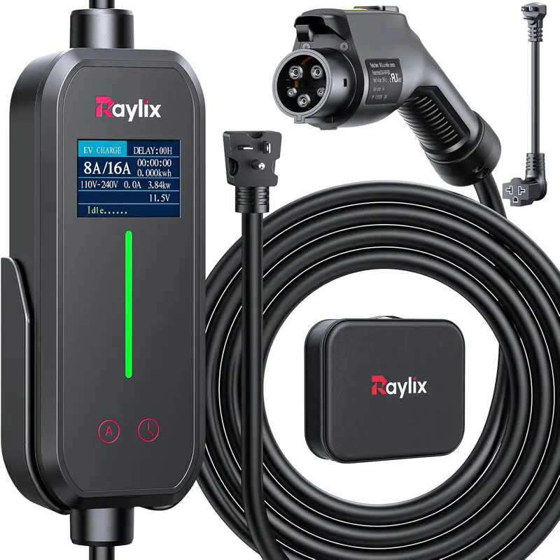 Raylix 2025 Upgraded Level 1&2 Portable EV Charger